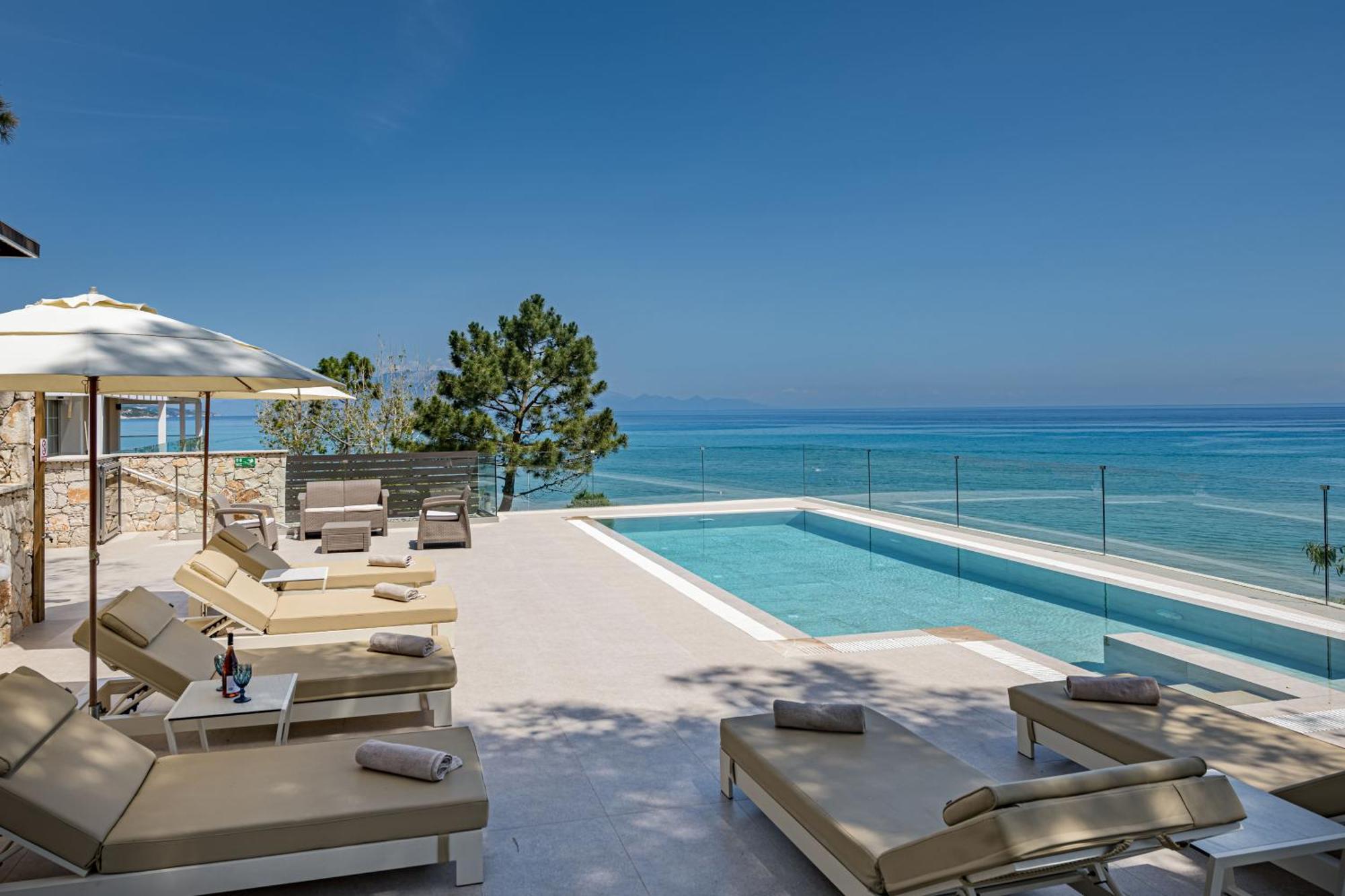 Addimare Sea View Villa, a Coastal Retreat Alykes  Esterno foto