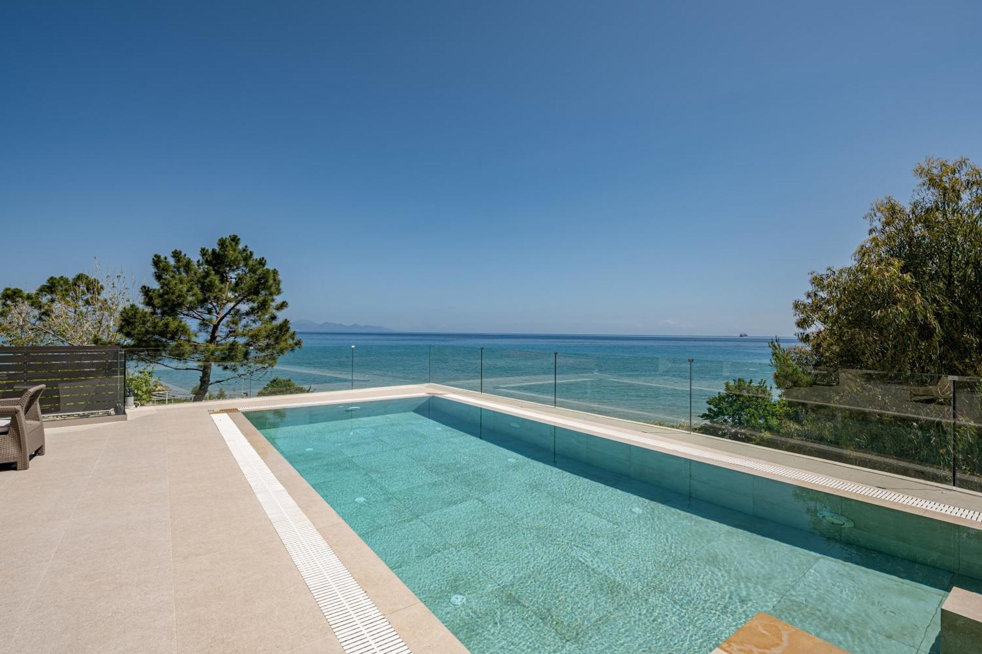 Addimare Sea View Villa, a Coastal Retreat Alykes  Esterno foto