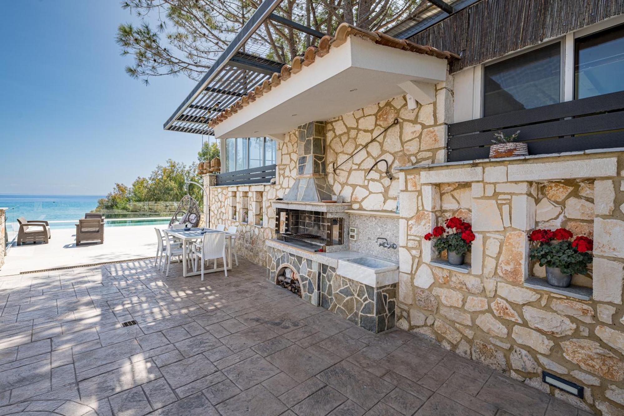Addimare Sea View Villa, a Coastal Retreat Alykes  Esterno foto