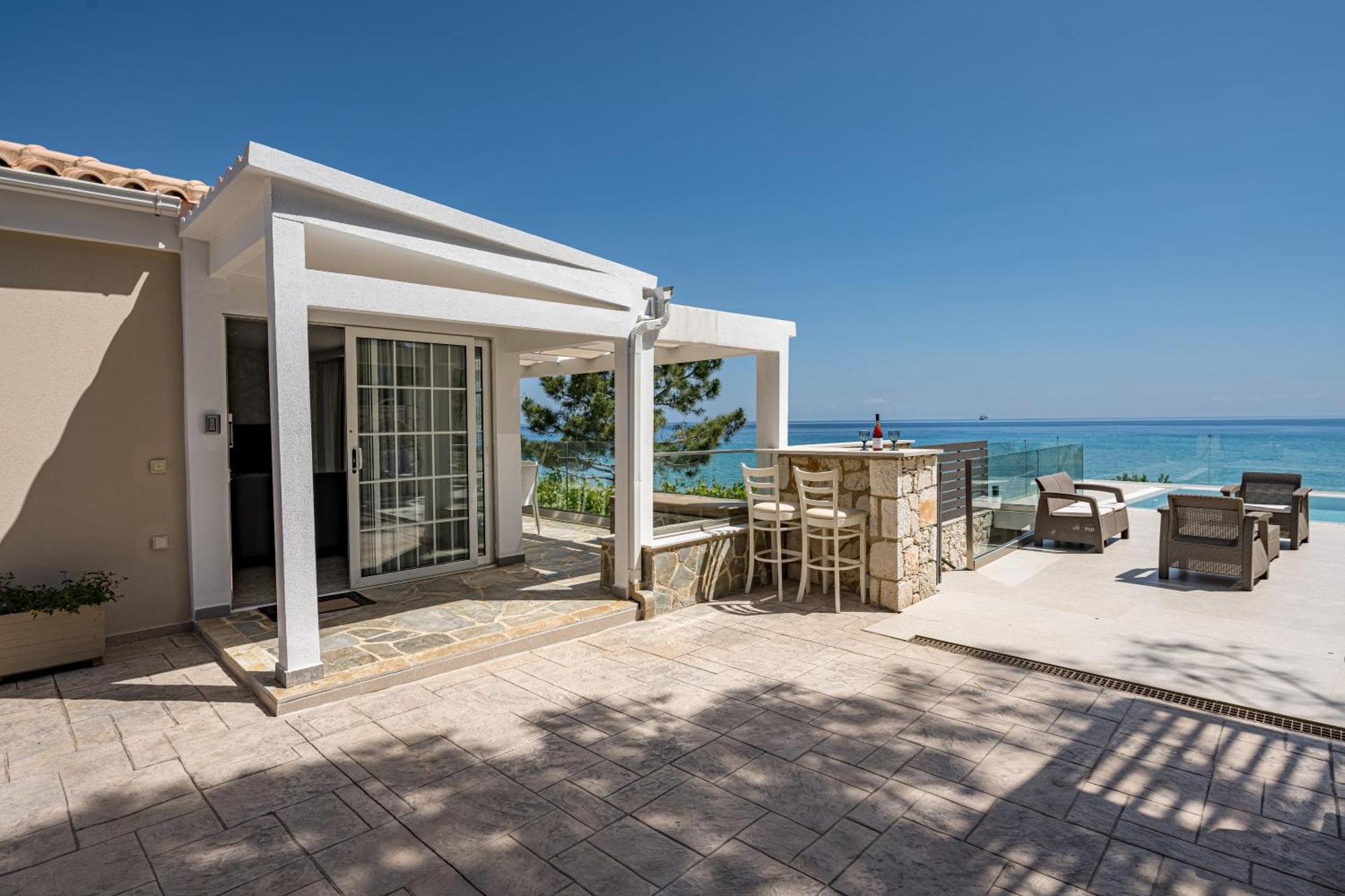 Addimare Sea View Villa, a Coastal Retreat Alykes  Esterno foto